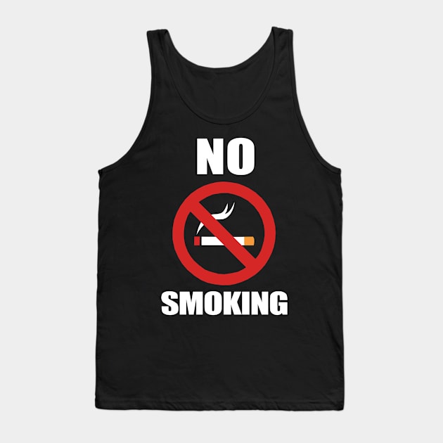 No Smoking Tank Top by KewaleeTee